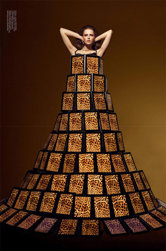 cheetah dress Unusual Fashion Dresses For Virgine Magazine